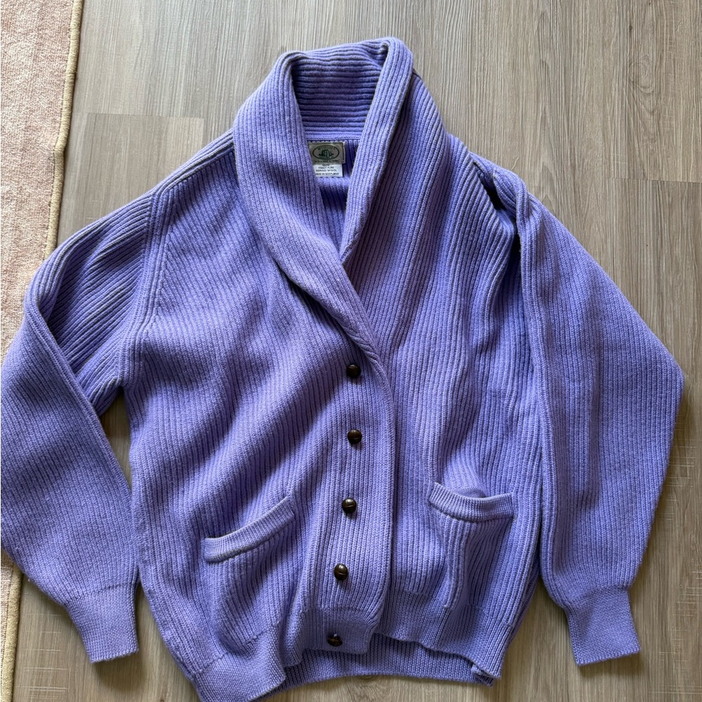 McCulley’s Merino Wool Shawl Collar Sweater